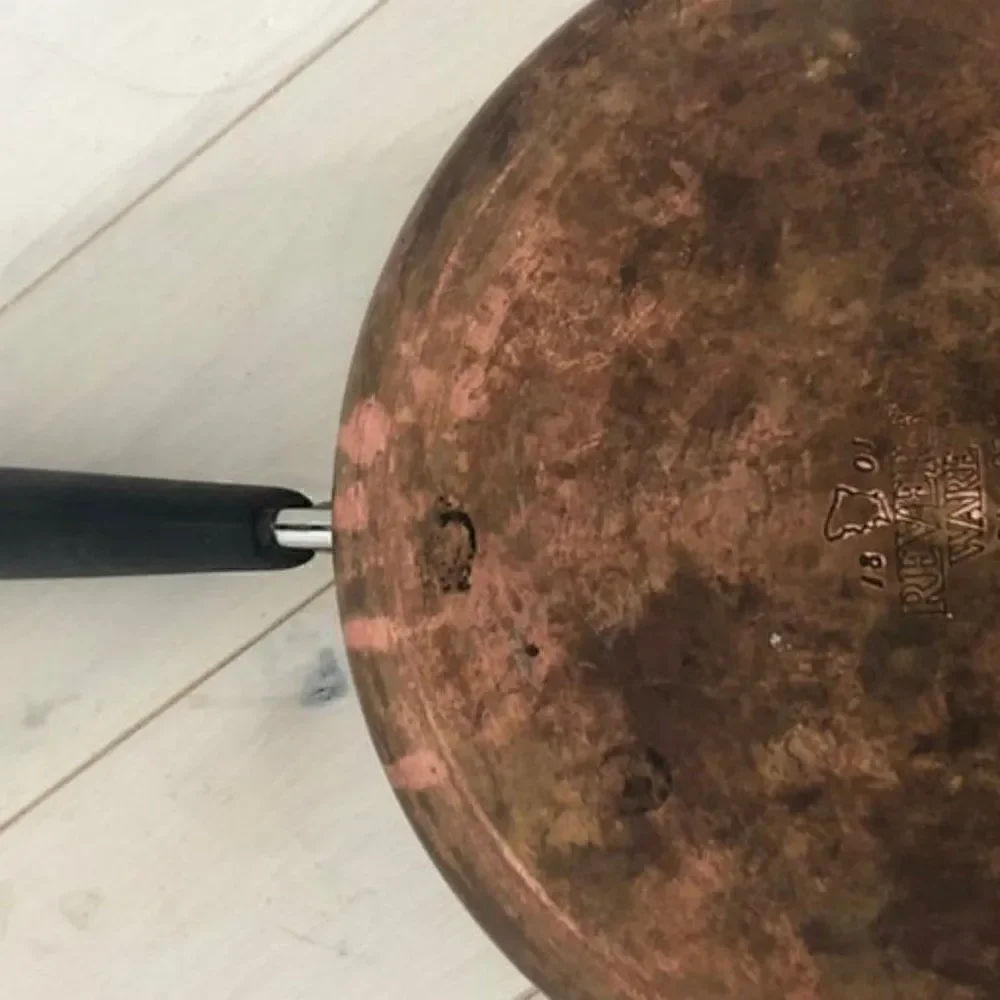 Vintage Revere Ware 1801 2qt 92j Stainless Steel Copper Bottom Saucepan